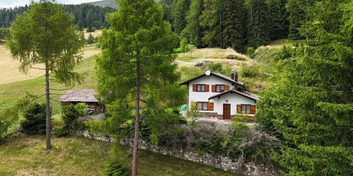 VILLINO IN MONTAGNA, UN RIFUGIO ESCLUSIVO NEL VERDE DEL LAGORAI